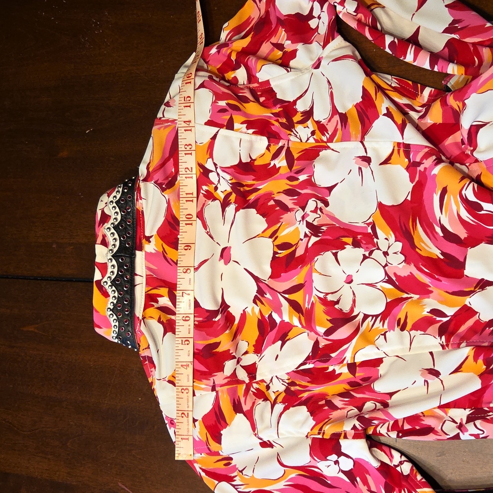 Pretty Western Show Shirt Women's Size Medium - Picture 11 of 17